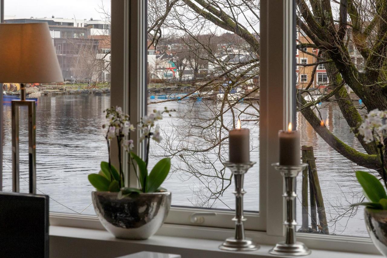 Stylish Apartment With Beautiful Views Of The River, Beach Nearby Kristiansand Exterior foto